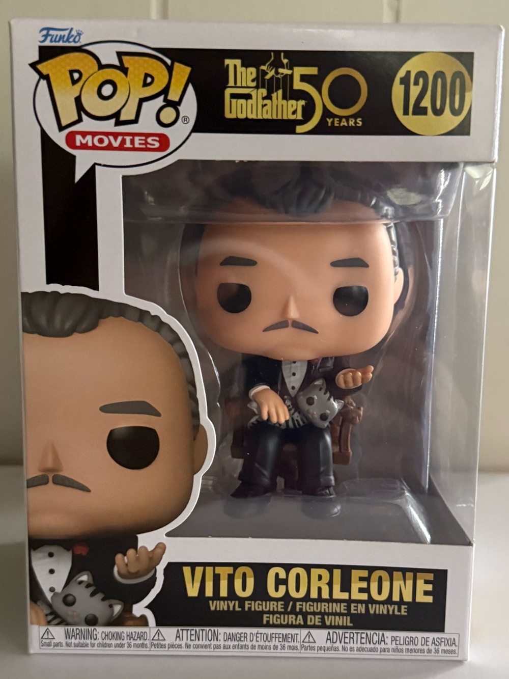 Funko Pop! Vito Corleone Vinyl Figure - Black, White, Brown